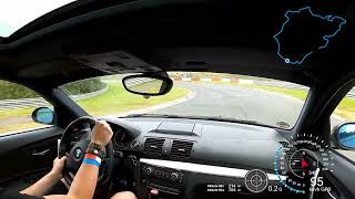 Nordschleife Touristenfahrten 03102023  BMW 130i e87  GPS Overlay [upl. by Annaitsirk]