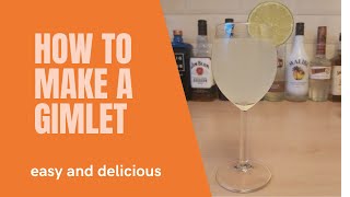 HOW TO MAKE A GIMLET  CLASSIC COCKTAIL [upl. by Leesa]