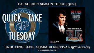 Quick Take Tuesday  Unboxing Elvis Summer Festival 1972 MRS S03E18 [upl. by Nave]