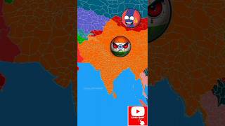 Power of India shorts viral indiacountryball countryballs indianpower geography animation [upl. by Rannug]