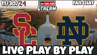 USC vs Notre Dame Live NCAAF 2024 Live College Football Stream [upl. by Akirea278]