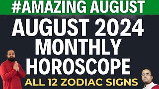 August 2024 Monthly Horoscope for all 12 signs  Mercury Retrograde August 2024  Horoscope Zodiac [upl. by Slein]