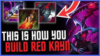 BEST RED KAYN BUILD FOR SEASON 14 Split 2 [upl. by Mcgruter596]