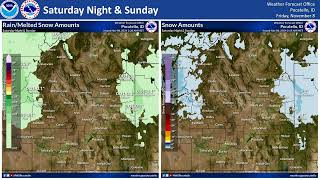 110824 Hazard Briefing  Rain amp Snow Returns Starting Sunday [upl. by Leidba]