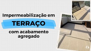 Impermeabilização em terraço  Sistema Fibersals em Poliéster Flexível [upl. by Inahteb784]