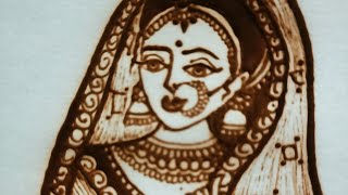 Bridal face mehndi design step by step for beginners  mehendi Dulhan kaise banayen मेहंदी डिज़ाइन [upl. by Seana142]