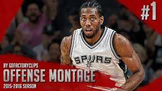 Kawhi Leonard Offense amp Defense Highlights Montage 20152016 Part 1  BEAST MODE [upl. by Rivy227]