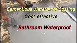 How To Apply Cementitious Waterproof Coating [upl. by Budwig277]