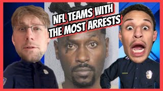 Top 8 NFL teams with the MOST player arrests [upl. by Ready239]