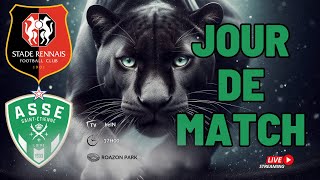 RENNES  ASSE le match commenté en direct 🟢 Allez les Verts🟢 [upl. by Ojyllek]