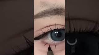 Enhancing lower lashes to make eyes appear bigger makeup beautycreator beautiful [upl. by Llertnod]