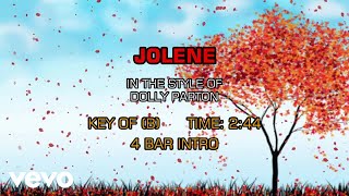 Dolly Parton  Jolene Karaoke [upl. by Balch]