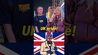 UK pride🤣😅 streetinterview korea [upl. by Cirred]