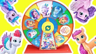 My Little Pony DIY Slime Spinning Wheel Game Crafts for Kids [upl. by Ocramed637]