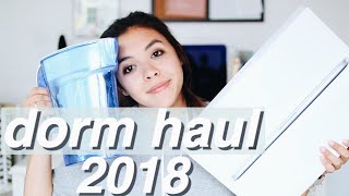 FRESHMAN DORM HAUL 2018  Random Decor Organization  More [upl. by Dniren]