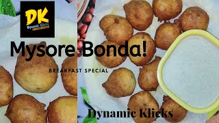 Mysore Bonda  Mysore Bonda Recipe  Mysore Bonda Home Cooking  Breakfast Special Mysore Bonda [upl. by Aronos858]