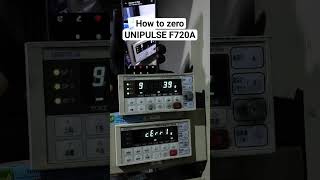 How to zero Unipulse F720A  Calibration Electronic Load shortvideo howtocalibration calibration [upl. by Anej]