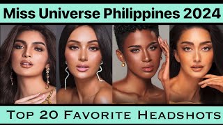 Miss Universe Philippines 2024  Top 20 Headshots [upl. by Inat]