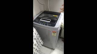 LG FULLY AUTOMATIC WHASING MACHINE CAPACITY  75 KG TOP LOAD MODEL NO  T75SKSF1Z [upl. by Leach152]