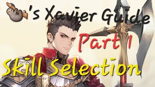 Sloths Xavier Guide Part 1 Skill Choice Sword of Convallaria [upl. by Nelrah]