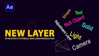 After effects New Layers Intruduction [upl. by Eilla184]