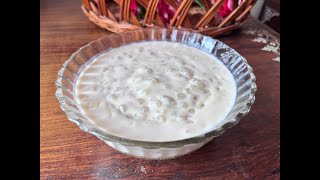 ಸೀಮೆ ಅಕ್ಕಿ ಪಾಯಸ  ಮಣಿ ಪಾಯಸ  sabbakki payasa  seeme akki payasa  tapioca pearl kheer sago kheer [upl. by Meit]