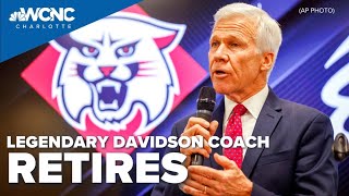 Davidson basketball coach Bob McKillop announces retirement [upl. by Neelrad]