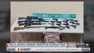 All members of Hells Angels Bakersfield arrested KCSO [upl. by Enytsirhc]