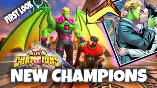 Wiccan amp Hulkling Marvel contest of champions MCOC  First Look 🤨🤨🤨 [upl. by Ydnelg]