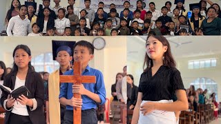 World Sunday School DayTikhir Baptist Church Kohima [upl. by Eicnahc]