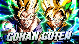 Cest très dommage  Deux frères test Gohan amp Goten ZLR 100  Dokkan Battle [upl. by Alyac]