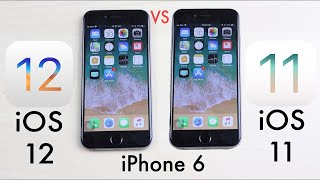 iPHONE 6 iOS 12 Vs iOS 11 Speed Comparison [upl. by Indys445]