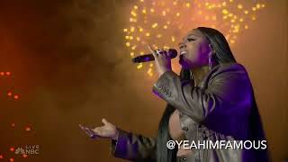 Jazmine Sullivan performs Lift Every Voice And Sing LIVE for MACYs 4th of July Spectacular 2023 [upl. by Kursh481]