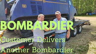 CUSTOMER DROPS OFF 1966 R SERIES WIDE GAUGE  BOMBARDIER [upl. by Golliner977]