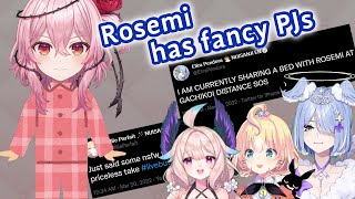 Rosemis fancy pajamas plus afterstream tweets 【NIJISANJI EN  Rosemi Enna Millie Elira】 [upl. by Cired597]