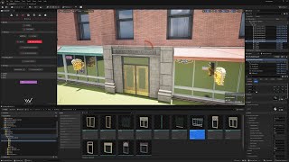 Unreal Engine 54  Creating own City Kit with WorldBLDCityBLD amp Megascans amp more  Part31  4K [upl. by Aelanej]