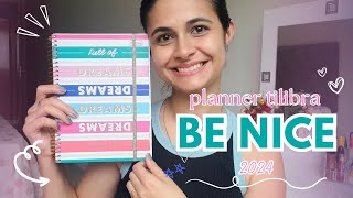 Planner Tilibra 2024 BE NICE  Lindo e Colorido [upl. by Adlez]