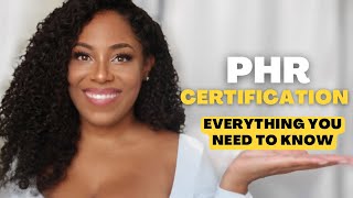 HOW I PASSED PHR EXAM  MY HR CAREER WHY I TOOK IT COST STUDY AIDS RECERTIFICATION amp MORE [upl. by Aivalf128]