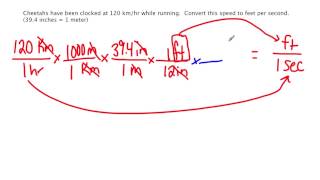 Convert speed in kmhr to ftsec [upl. by Attennyl]