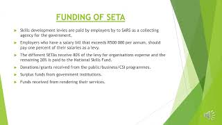 ROLE AND FUNCTIONS OF SETA [upl. by Flagler799]