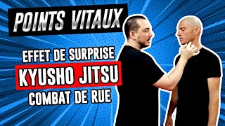 Leffet de SURPRISE et les POINTS VITAUX Kyusho Jitsu  Self défense [upl. by Aecila3]