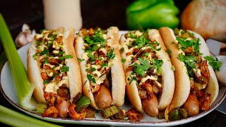 Louisiana Hot Dogs Blackstone KuchniaKwasiora [upl. by Arem679]