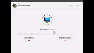 How to Uninstall Waterfox Completely with UninstallService [upl. by Htebazile]