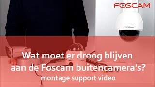 Een IPcamera buiten ophangen Hier moet je op letten  Foscam Nederland [upl. by Odlabu452]