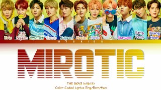 THE BOYZ 더보이즈  Mirotic 주문 Magic Spell quotCover By TVXQquot Color Coded Lyrics HANROMENG [upl. by Rab]