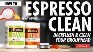 How to Easily Backflush and Clean Your Coffee Machine  Weekly Clean [upl. by Adianez33]