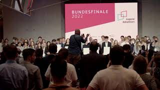 Jugend debattiert Bundesfinale 2022 [upl. by Inaluiak]