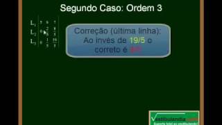 Matemática  Aula 20  Determinantes  Parte 13 [upl. by Eahsal487]