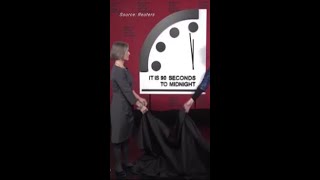 Doomsday Clock closer to midnight humanitys demise [upl. by Buehrer]