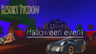 Resort Tycoon  halloween event  roblox [upl. by Mikey453]